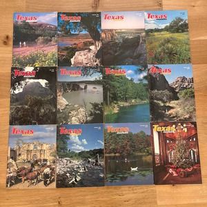 Texas Highways Magazines 1985 Lot of 12 Months Complete